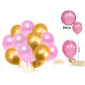 Special Birthday Black and Gold Balloon Decoration Combo Kit with Birthday Banner and Fairy Lights +,Balloons,Light, Themed for boys, Girls ,& Babies. 