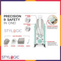 Brava Spring Slicer, Safe Slice Mandoline for Vegetables, Meal Prep & More with Thickness Adjuster, Multicolor. 