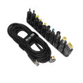 100W Type C Dc Power Adapter Jack Connector USB Type C to Universal Fast Charging Cable Cord for Lenovo Asus Hp Acer Laptop. 