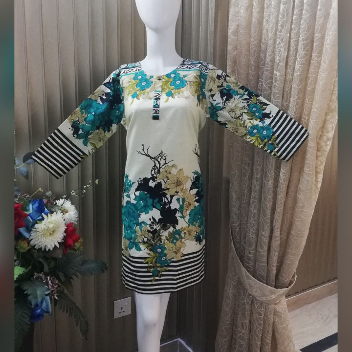 Pack of 50 stitched Lawn shirts for women