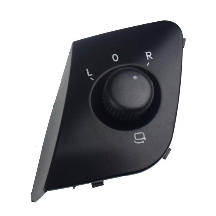 Newest Car Exterior Side Mirror Adjust Switch Knob For VW Seat Ibiza 2009-2015 6J1 959 565 6J1959565-(as show)