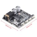 VHM-314 V.20 MP3 Bluetooth 5.0 Audio Receiving and Decoding Board 3.7-5V Audio Receiver Board Audio Receiver Board. 