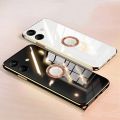 New Phone Case For Samsung Galaxy A05 Cover Soft Plating Antioxidant Clear Ring holder stand For Galaxy A05 Case. 