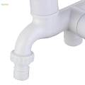 Washing Machine Faucet Garden Tap Outlet Double Control G1/2 Bathroom Faucet Wall Mounted Tap for Garden Basin Balcony Outdoor Kitchen. 