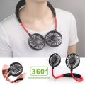 Hanging Neck Fan for Kitchen | Folding Handheld Fan Wearable Portable Neckband Mini Fan USB Chargeable Arctic Air. 