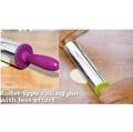 1 PC Stainless steel Rolling Pin Dough Roller With Plastic Handle (Belna) (بیلنا). 