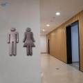 Modern Bathroom Sign Men Women Toilet Sign for Shopping Malls Shop Office. 