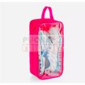 PACK OF 5 - Easy Travel shoe organizer  ( cosmetic bag )  multipurpose Storage Bag  Transparent Waterproof Shoe Bags Travel Dustproof Portable Shoes Bag. 