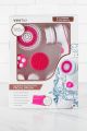6 In 1 Electric Bath Brush Waterproof Rechargeable Shower Brush Multifunctional Back Face Foot Scrub Tool Deep Clean Remove Dirt  Note random color will be deliver. 