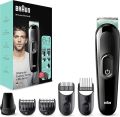 Braun 6-in-1 All-in-One Series 3, Male Grooming Kit with Beard Trimmer, Hair Clippers & Precision Trimmer, 5 Attachments, Gifts for Men, UK 2 Pin Plug, MGK3221. 