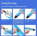 KIDS NEW 3D Pen, 3D Printing Pen, Electric 3D Drawing Printing Pen with LCD Screen + PLA ABS Filament Refills 3 Colors 9m, 3D Doodler Pen Creative Toy, DIY Arts Crafts Gift for Kids & Adult. 