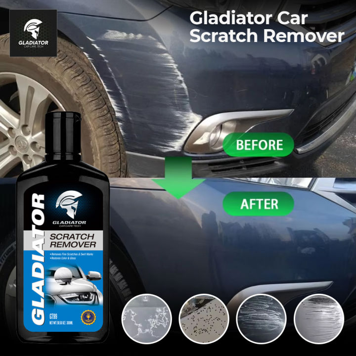 Gladiator Car Scratch Remover - Car Scratches Repair Polishing Wax Anti Scratch Cream Paint Scratch Remover  - GT99 - 300ML