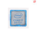 8th Generation i3 i5 i7 Celeron Intel CPU Xeon Pentium Processor Laptop Sticker. 