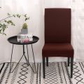 4 Pieces Chair Cover Set  Jersey Cotton Fitted Dining / Office / Room Chair Covers  Dust Proof Elastic Chair Protectors - Beddy's Studio. 