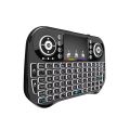 SPEEDX I10 Mini Wireless Bluetooth Keyboard Touchpad 7 Color Backlit 2.4GHz Rechargeable Remote for Smart TV Android TV Box PC Laptop PS4 Fire Stick. 