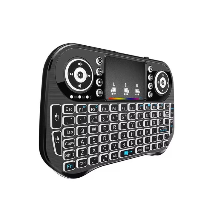 SPEEDX%20I10%20Mini%20Wireless%20Bluetooth%20Keyboard%20Touchpad%207%20Color%20Backlit%202.4GHz%20Rechargeable%20Remote%20for%20Smart%20TV%20Android%20TV%20Box%20PC%20Laptop%20PS4%20Fire%20Stick%20-%20Image%207