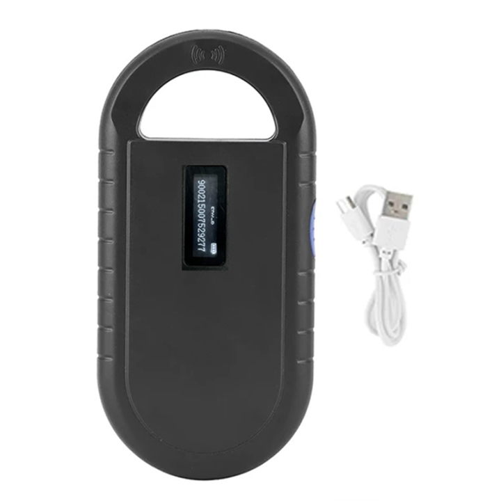 USB RFID Handheld Minichip Pet Scanner for Animals -B ISO11784/5 Animal Pet ID Reader Chip for Dog Cat Horse
