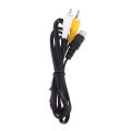 1PC For Sega Genesis 2/3 AV RCA Connection Cord Wire For SEGA Genesis II/MD 1.5M 3 Pin Game Audio Video AV Stereo Composite Cable Tetuo. 