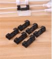 40 Pieces Self-Adhesive Cable Clips Organizer - Transparent, Cord Management, Easy Installation. 