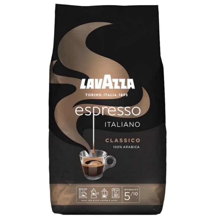 1kg Lavazza Espresso Italiano Classico 100% Arabica Beans Original Coffee Beans Expiry 12-03-25