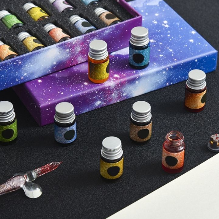 %E3%80%90FUN%20LIVE%E3%80%91%202022%20New%20Crystal%20Glass%20Pen%20Starry%20Sky%20Dip%20Pen%20Glitter%20Powder%20Fountain%20Pen%2012%20Colors%20Ink%20Gift%20Box%20Set%20Writing%20Supplies%20-%20Image%204
