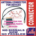 Emily Double wire F Female to Y Type Antenna Connector For Zong Telenor Ufone jazz devices EVO Wingle Charji Bolt Dongle Nitro Cloud Mifi Blaze etc and all others Internet devices dual Ts9 dual antenna ports devices F TNC to 2X TS9 Male Plug Splitter 25cm. 
