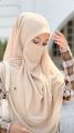 Colorful,  Black and White  Niqab Patti for Girls and Women. 