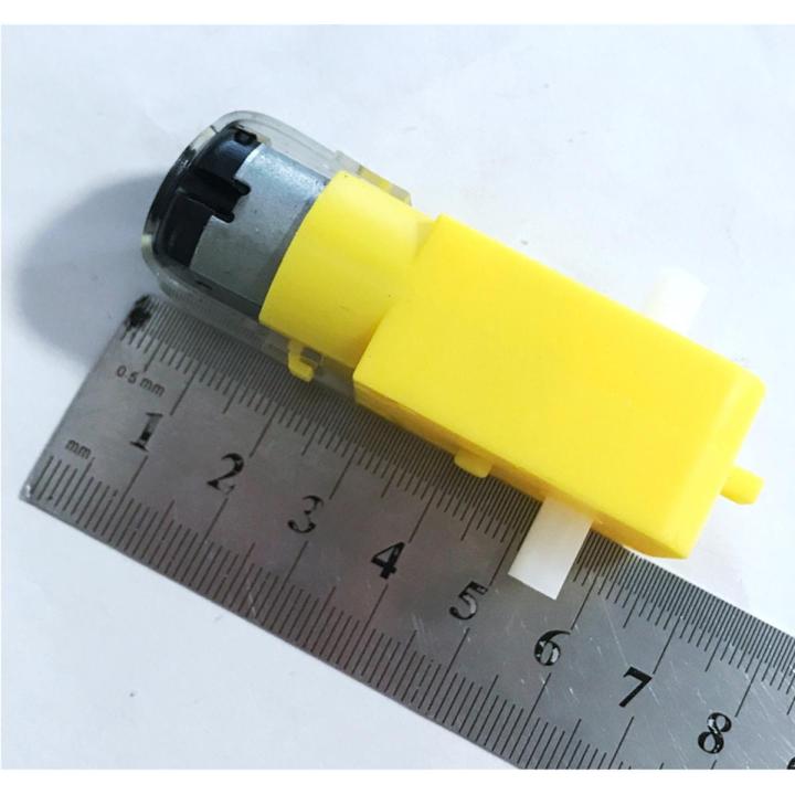 Pack of 2 TT Motors 130 motor Smart Car Robot Gear Motor for Arduino and Robotic Cars