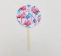 FLAMINGO THEME CUPCAKE TOPPER - PACK OF 10 CUPCAKE TOPPERS - FLAMINGO CUPCAKE TOPPERS. 