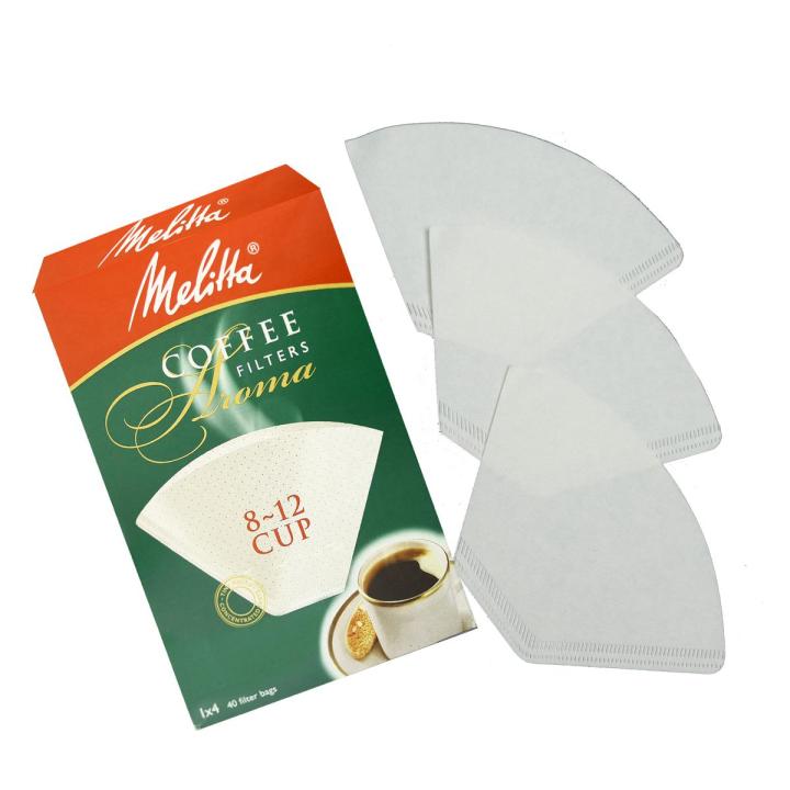 【Footprint】 MELITTA Coffee Filter Paper 1X4 (8 To 12 Cups Per Filter) 1X2 (4 To 6 Cups Per Filter) Melita