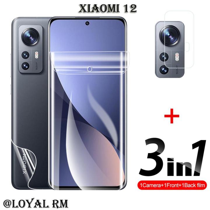 Xiaomi Mi 12 Front and Back Hydrogel film jelly protector for Xiaomi Mi 12