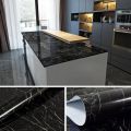Marble Sheet - Marble Sheet Sticker - 60cm x 200Cm Marble Sheet Texture Design PVC Waterproof Self adhesive Wallpaper Sticker sheet Furniture New Skin Kitchen Cabinet Paper Stickers sheet Oilproof Table top Sticker sheet. 