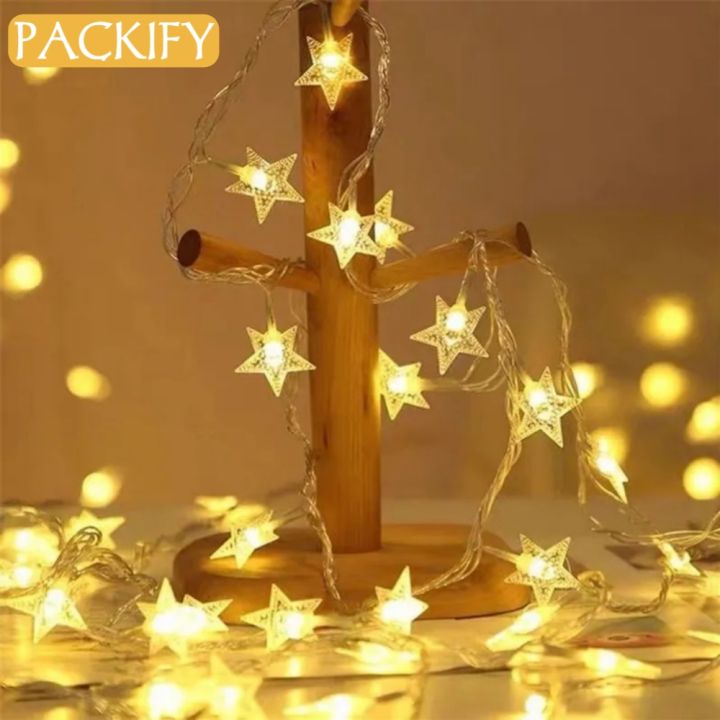 PACKIFY 20 LED Star Fairy Lights Battery Operated - Led String Light for Room Decoration - Decoration Light