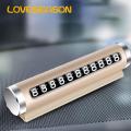 Loveseason Phone Number Plate Metal Plate Car Dashboard Mobile Phone Number Card. 