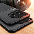 For OnePlus 12 5G Case Soft Slim Texture Silicone Back Cover op12 casing. 