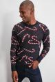 Trendyol Collection Navy Blue Men's Jacquard Christmas Themed Sweater TMNAW20KZ0781. 
