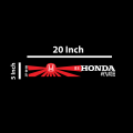 Honda sticker for front mirror 20x5 inch. 