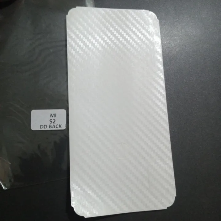 Xiaomi S2 - Carbon fibre - Matte Mosaic Design - Back Skin - Back ...