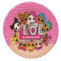 Lol Surprise Plates - 7 inch - Lol Surprise Themed Party - Pink - Girls - Pack Of 10. 