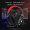 Redragon H510 Zeus-X RGB Wired Gaming Headset - 7.1 Surround Sound - 53MM Audio Drivers in Memory Foam Ear Pads w/Durable Fabric Cover- Multi Platforms Headphone - USB Powered for PC/PS4/NS. 