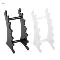 6 Rows Pencil Display Holder Stand Brush Rack Desk Decoration. 