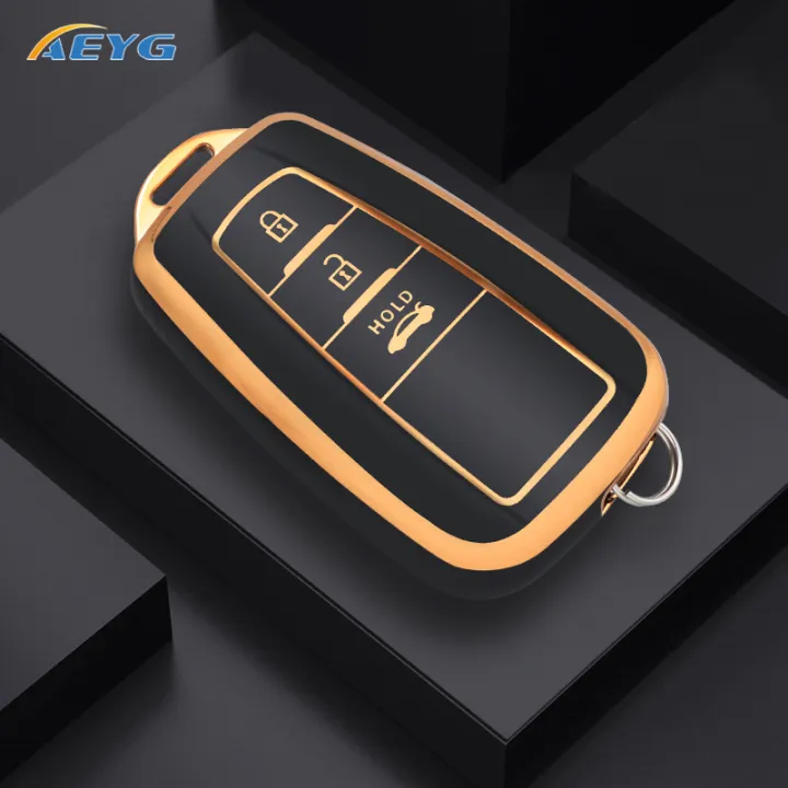 TPU%20Car%20Remote%20Key%20Case%20Covers%20For%202018-2022%20Toyota%20RAV4%20Camry%20Corolla%20Avalon%20C-HR%20Prius%20GT86%20Highlander%204%20Buttons%20Keyless%20Shell%20-%20Image%204