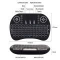 2.4Ghz i8 Mini Wireless Keyboard 2.4GHz with Touchpad & LED Backlit | USB Rechargeable Handheld Remote for Smart TV, Android TV Box, PC, Raspberry Pi & Laptop - Wireless, Numeric Keypad, Plug and Play, Multimedia Keys, Spill Resistant, Touchpad. 