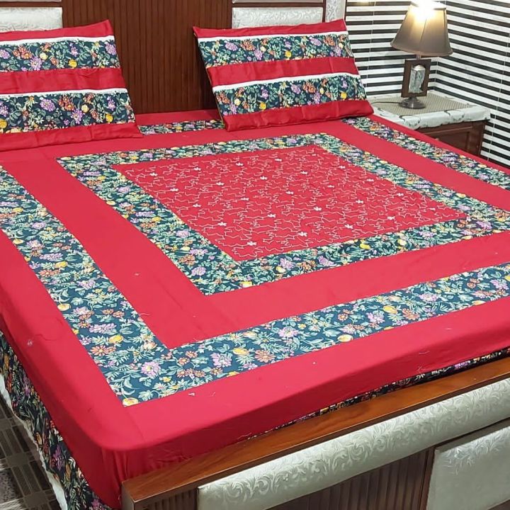 King Size Bed Sheet With 2 Pillow Covers Free Delivery