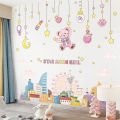 Wall Stickers For Girls Rooms Decoration Kids Room Girl Sticker Baby Vinyl Wall Child Home Decor Modern. 