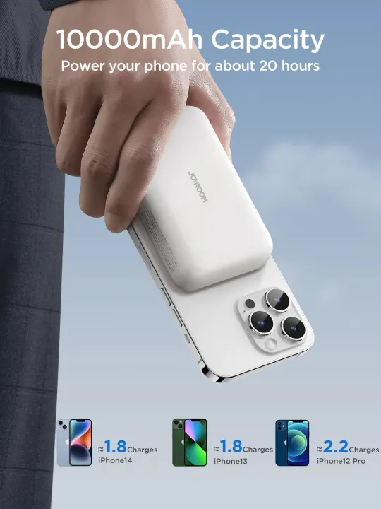JOYROOM%2020W%20Mini%20Magnetic%20Wireless%20Power%20Bank%2010000mAh%20(With%20USB%20to%20Type-C%200.25m%20Cable)%20-%20Image%203