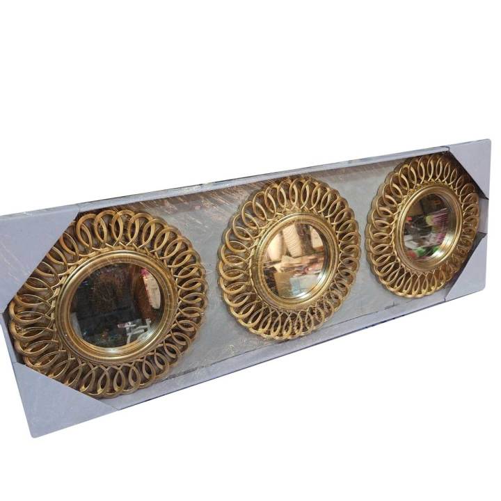3 piece wall mirror Daraz.pk