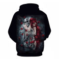 Men Women Hoodie Sweatshirt Mask Beautiful Skull 3D Print Sports Gothic Style Retro Hip Hop Skull Skull Black Men's Clothing. 
