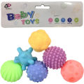 Corona Balls Pack Of 6 Baby Bath Toys - Multi Colors. 