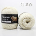 100g Yak Wool Yarn Advanced Wool Soft Warmth Skin Friendly Natural for Hand Knitting Scarves Sweaters Hats Coats Bags Socks. 